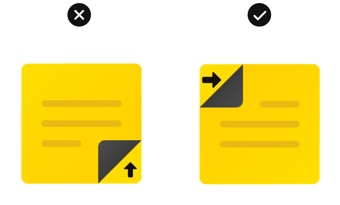 Sticky Note Rotated Sticky notes – Never tear sticky notes from the bottom. Always tear the ...